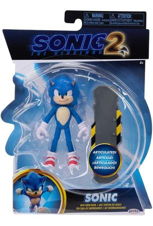 Boneco Colecionável Action Figure Tails - Sonic: O Filme 2 e