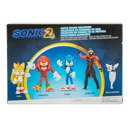 Kit 4 Bonecos Colecionaveis Filme Sonic 2 Candide 3411 - N/A