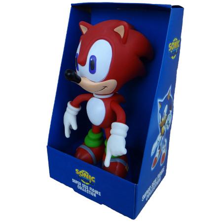 Sonic Azul Sonic Vermelho Sonic Preto - 3 Bonecos Grandes em