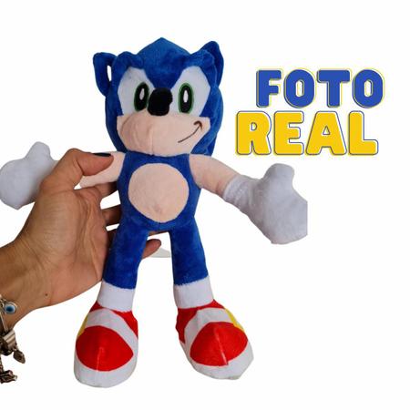 Boneco Pelúcia Turma do Sonic Infantil Para Escolher