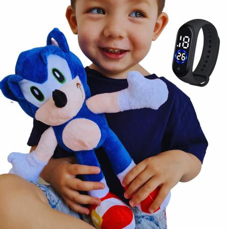 Boneco Pelúcia Turma do Sonic Infantil Para Escolher