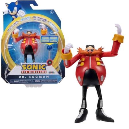 Boneco Sonic The Hedgehog Dr. Eggman com Acessório Candide