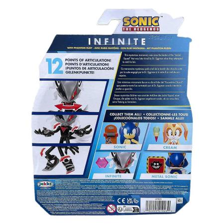 Sonic - Boneco do Super Sonic 4.0 Polegadas - Candide - Bonecos