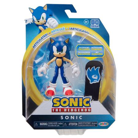Sonic - Boneco Do Sonic 4.0 Polegadas - Ailos aproxima