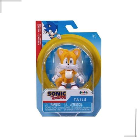 Boneco Tails Sonic 2 Articulado Com Acessorio - Jakks