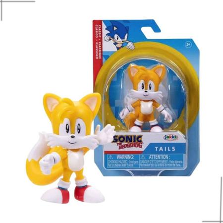 Boneco Tails Sonic 2 Articulado Com Acessorio - Jakks