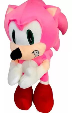 Knuckles Boneco Vermelho De Pelúcia Da Turma Do Sonic 37 Cm