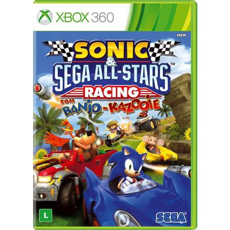 Sonic e SEGA All Stars Racing com Banjo-Kazooie - XBOX 360 - NC Games -  Jogos de Corrida e Voo - Magazine Luiza