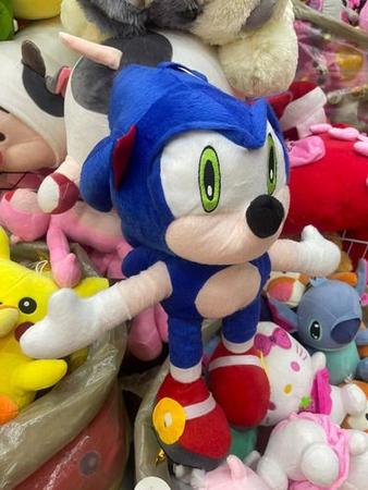 Bonecos Turma do Sonic Pelúcia Musical 28 cm, Magalu Empresas