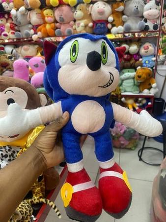 Boneco sonic pelucia muito barato