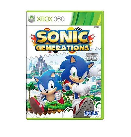 Jogo Game Do Sonic Unleashed Para Xbox 360 Mídia Física