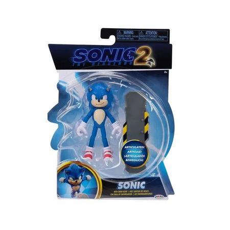 Sonic O Filme 2 - Boneco Sonic 3409 - CANDIDE - Bonecos - Magazine Luiza