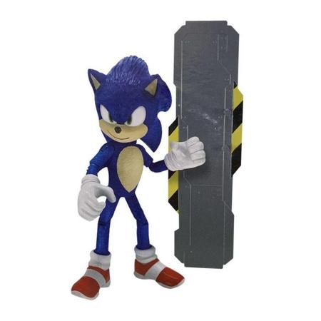 Sonic O Filme 2 - Boneco Sonic 3409 - CANDIDE - Bonecos - Magazine Luiza