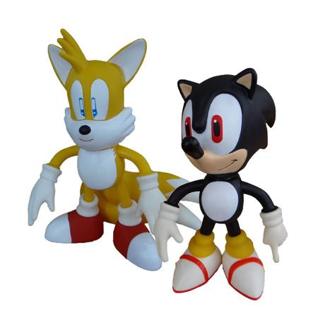 Boneco Sonic Preto Grande Collection Shadow - Super Size Figure