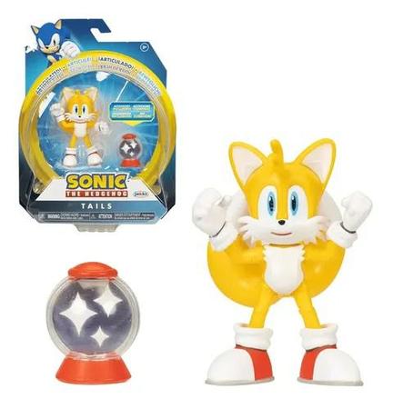 Boneco Sonic The Hedgehog Articulado Tails -super Sonic - Ri Happy