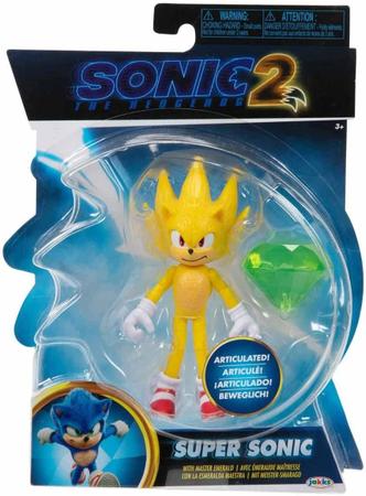 Boneco Sonic Articulado 10cm O filme - Jakks - Fabrica da Alegria