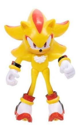 Sonic - Boneco do Super Shadow - 3402 - Candide - Real Brinquedos
