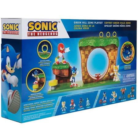 Sonic The Hedgehog Playset do Jogo Fase do Monte Verde em Promoção