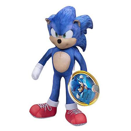 Sonic Boneco com Relógio Pelúcia Infantil, Magalu Empresas