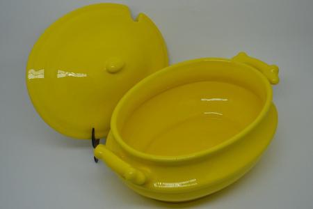 Imagem de Sopeira de cerâmica amarela 3 litros