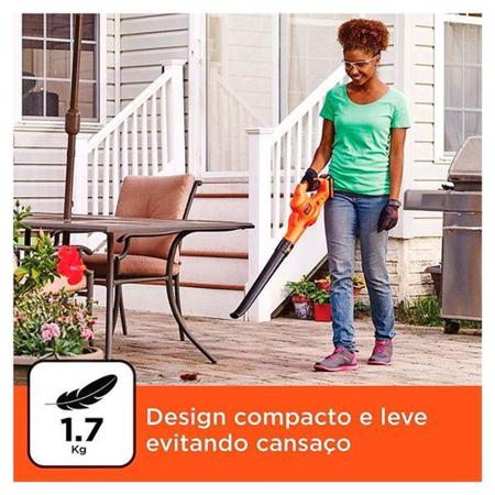 Soprador de folhas S/fio Black & Decker 20V LSW221 - BLACK E DECKER -  Soprador / Aspirador de Folhas - Magazine Luiza