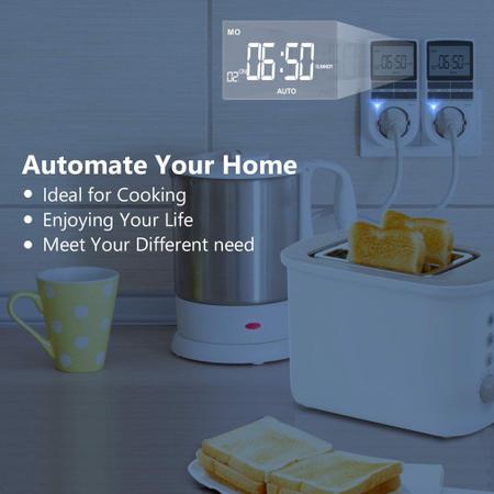 Imagem de Soquete digital multifuncional de temporizador de cozinha interna