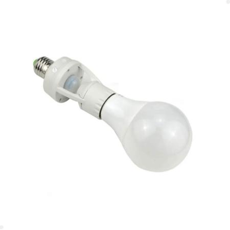 Imagem de Soquete para Lâmpada com Sensor de Movimento Presença e Fotocélula E27 Bocal de Iluminação Acende de Noite