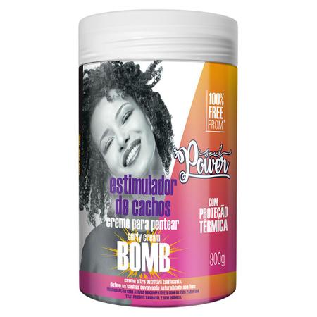 Imagem de Soul Power Curly Cream Bomb  Creme para Pentear para Cachos