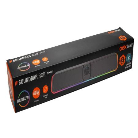 Imagem de Soundbar Rgb 40W Rms Usb Bluetooth Computador Notebook Oex