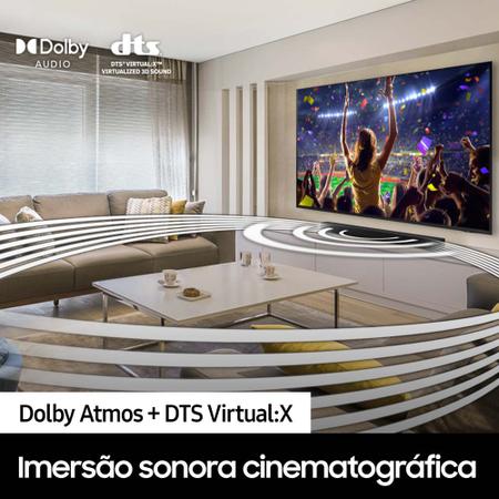 Imagem de Soundbar Samsung HW-Q600C, com 3.1.2 canais, Bluetooth, Subwoofer sem fio, Dolby Atmos e Acoustic Beam