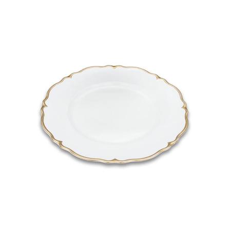 Imagem de Sousplat Classique 33cm Branco e Dourado Brinox