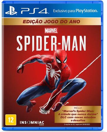 Spider-Man Homem-Aranha Edição Jogo do Ano para PS4 - Insomaniac