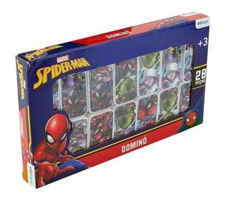 Jogo de Dominó Homem Aranha 28 peças Toyster - Suzupel - Papelaria em  Suzano - Material Escolar, Material de Escritório, Informática, Aviamentos  e Artesanato