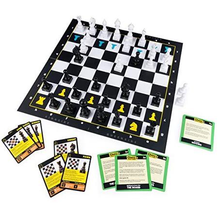 Jogo de xadrez para crianças e adultos Jogo de xadrez para iniciantes com  guia de ensino passo-a-passo Aprendendo jogo de tabuleiro de xadrez para  meninos e meninas em Promoção na Americanas