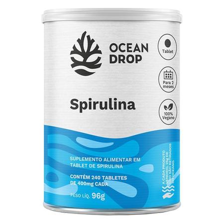 Imagem de Spirulina 240 Tabletes Ocean Drop