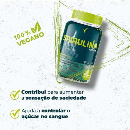 Imagem de Spirulina Suplemento em Capsulas Vegana 60 Dias Eleve Life