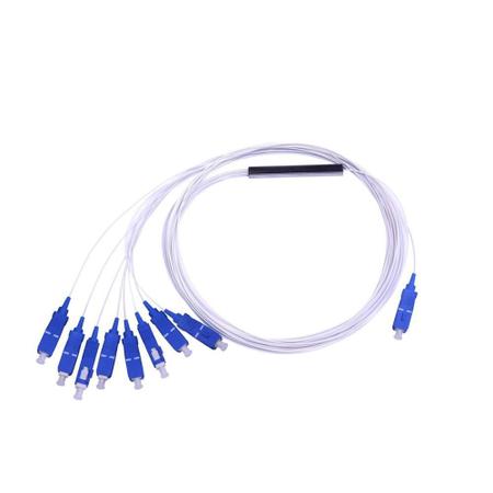 Imagem de Splitter 1X8 Upc Sm Plc 0.9Mm 1.5M Divisor Fibra ul Hfo