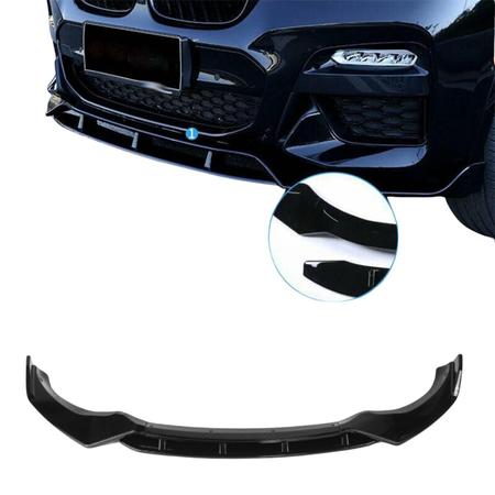 Imagem de Spoiler Aerofólio Frontal Bmw X4 G02 Black Piano M Power M4