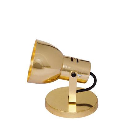 Imagem de Spot bocal largo de sobrepor para 1 lâmpada 60W dourado Auremar