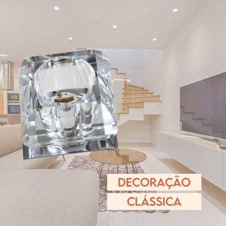 Spot Cristal Aresta De Embutir Em Teto Para L mpada G9 Blumenau