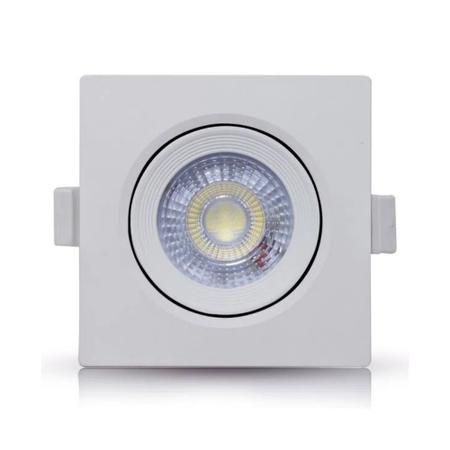 Imagem de Spot Led 7W Embutir Branco Frio Quente Luz Teto