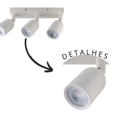 Spot LED Direct MR16 Base Linear 3x4W - Taschibra Imagem de Spot LED Direct MR16 Base Linear 3x4W - Taschibra
