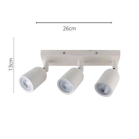 Spot LED Direct MR16 Base Linear 3x4W - Taschibra Imagem de Spot LED Direct MR16 Base Linear 3x4W - Taschibra