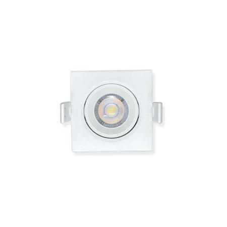 Imagem de Spot Led Embutido 3W Bivolt Quadrado 6000K 3000K