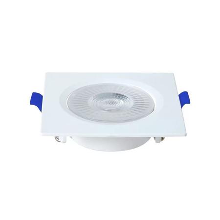 Imagem de Spot Led teto Quadrado Embutir 6w Branco Frio 6500k Bivolt