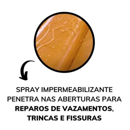 Imagem de Spray Borracha Líquida Impermeabilizante Telhado Emborrachado Dryko 400 ML 235g Telha PVC Clarabóia Tubo Cano