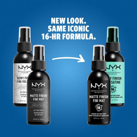 Imagem de Spray de configuração de maquiagem NYX PROFESSIONAL MAKEUP Matte + Dewy