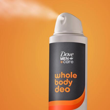 Imagem de Spray desodorante Dove Men+Care, manteiga de karité para corpo inteiro, 120 ml