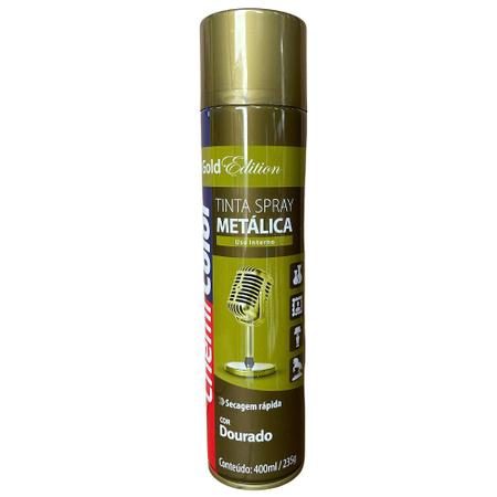 Imagem de SPRAY METALICO DOURADO 400ml - CHEMICOLOR