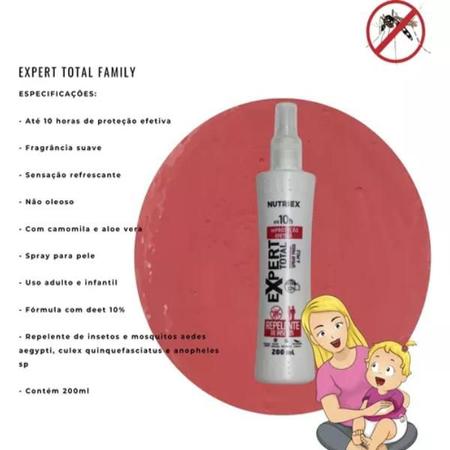 Imagem de Spray Repelente De Insetos Expert Total 200ml  Nutriex